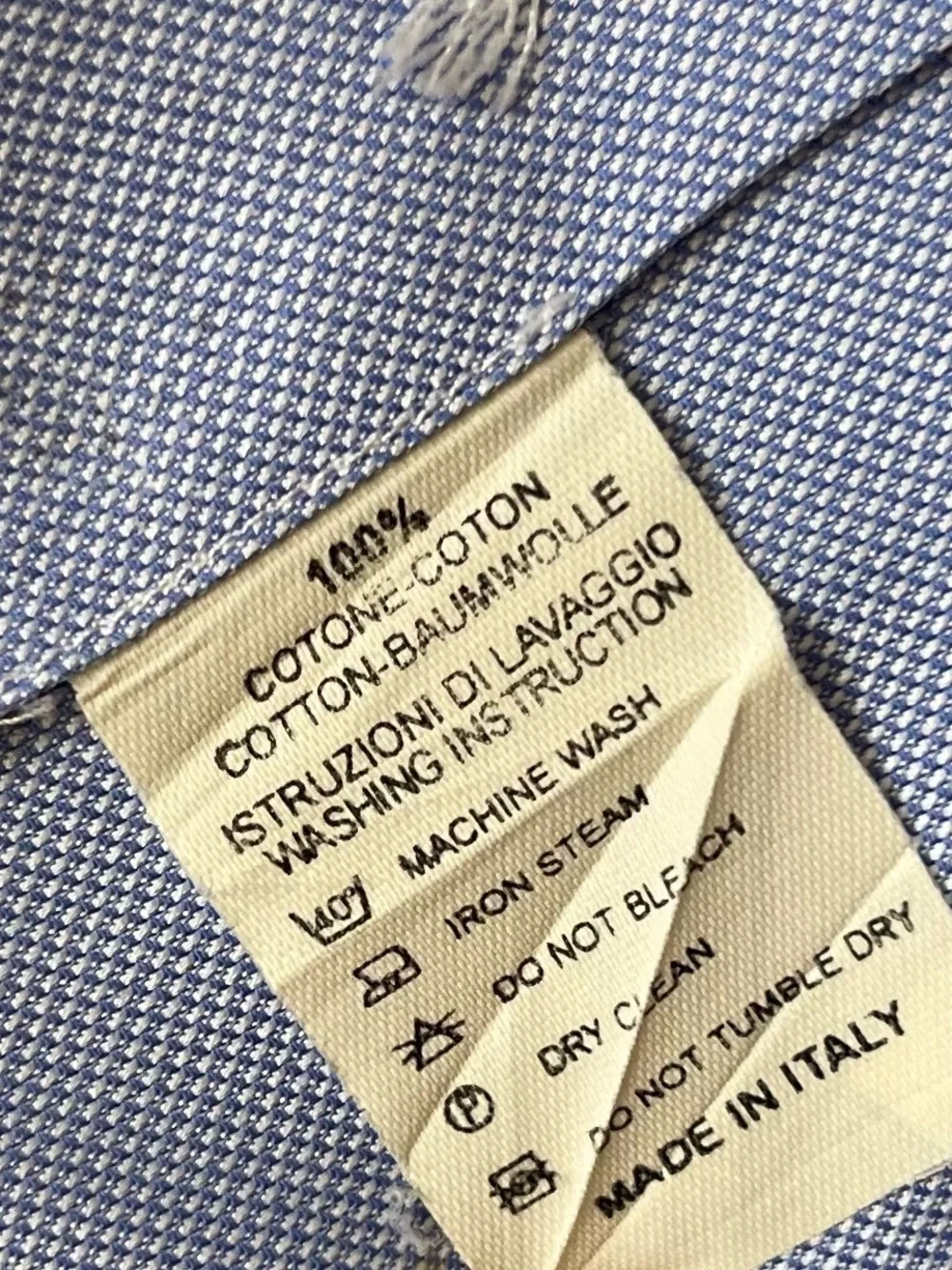 Bobby Jones Collection Pine Valley Button Down Long Sleeve Shirt Made In Italy L